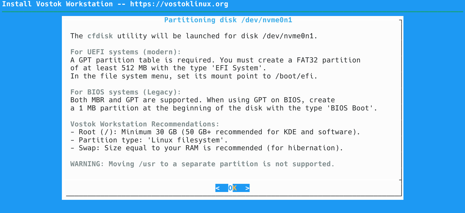 Partitioning information